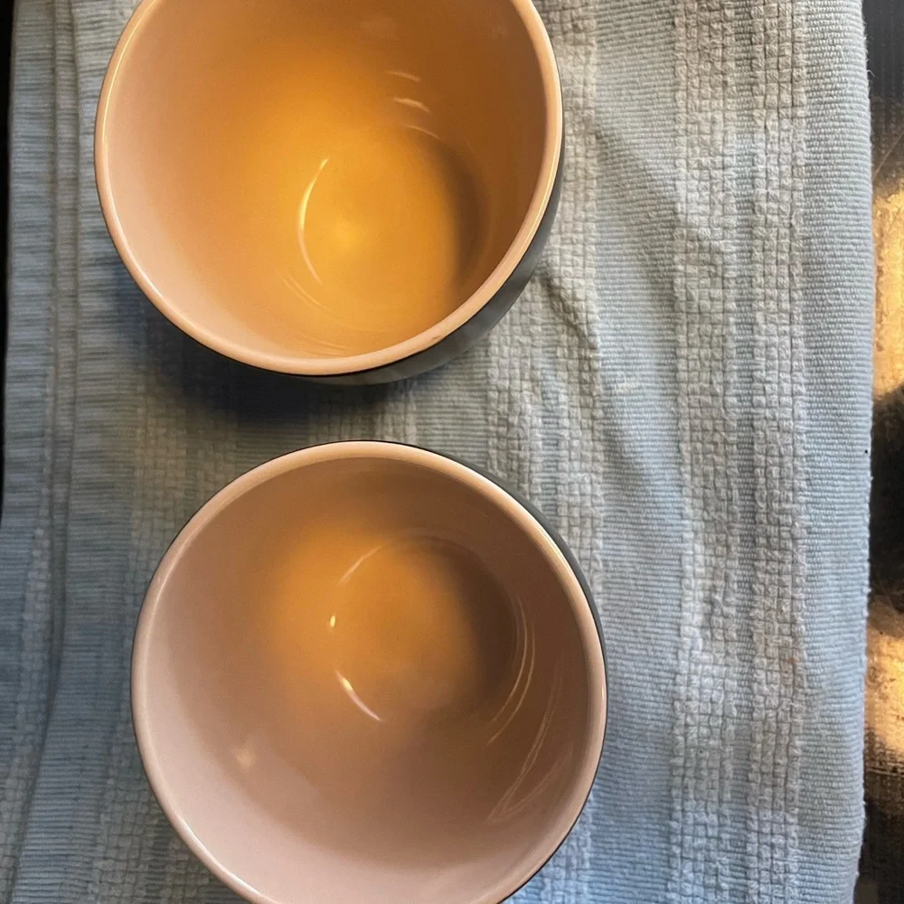 NEW AND NEVER USED- Bailey's Irish Cream - Set of 2 Porcelain Dessert Bowls